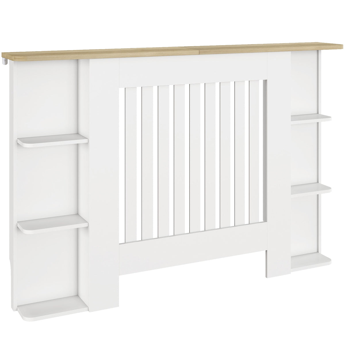 Cache-radiateur avec étagères ouvertes