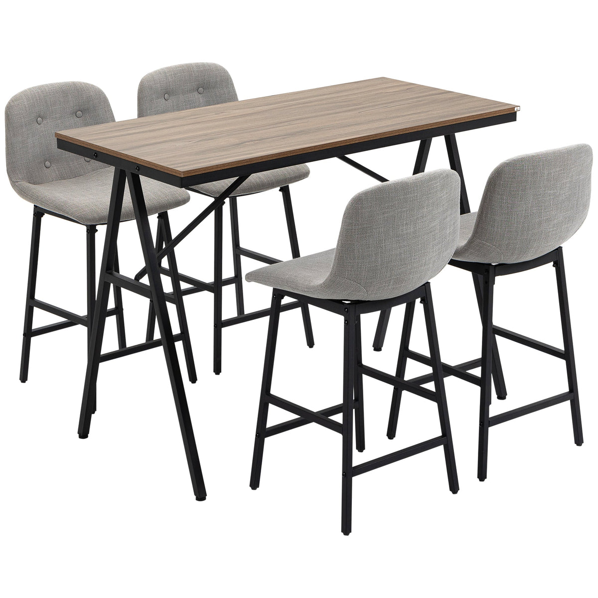 Ensemble table de bar et tabourets pour aménager une cuisine