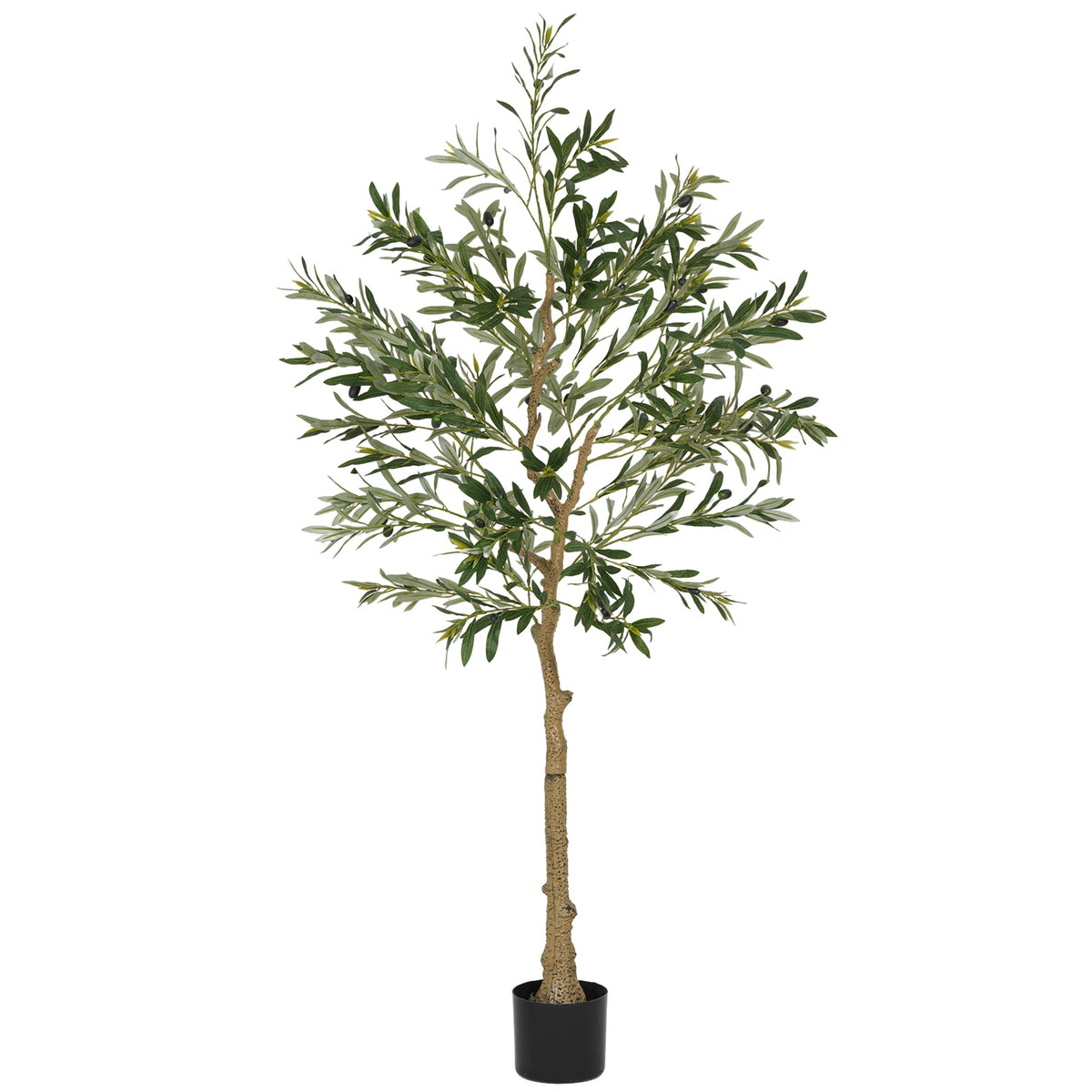 Olivier artificiel 150 cm avec feuilles et olives