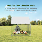 Enclos poulailler extérieur, 4 m²-1