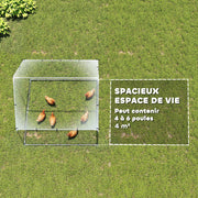 Enclos poulailler extérieur, 4 m²-7