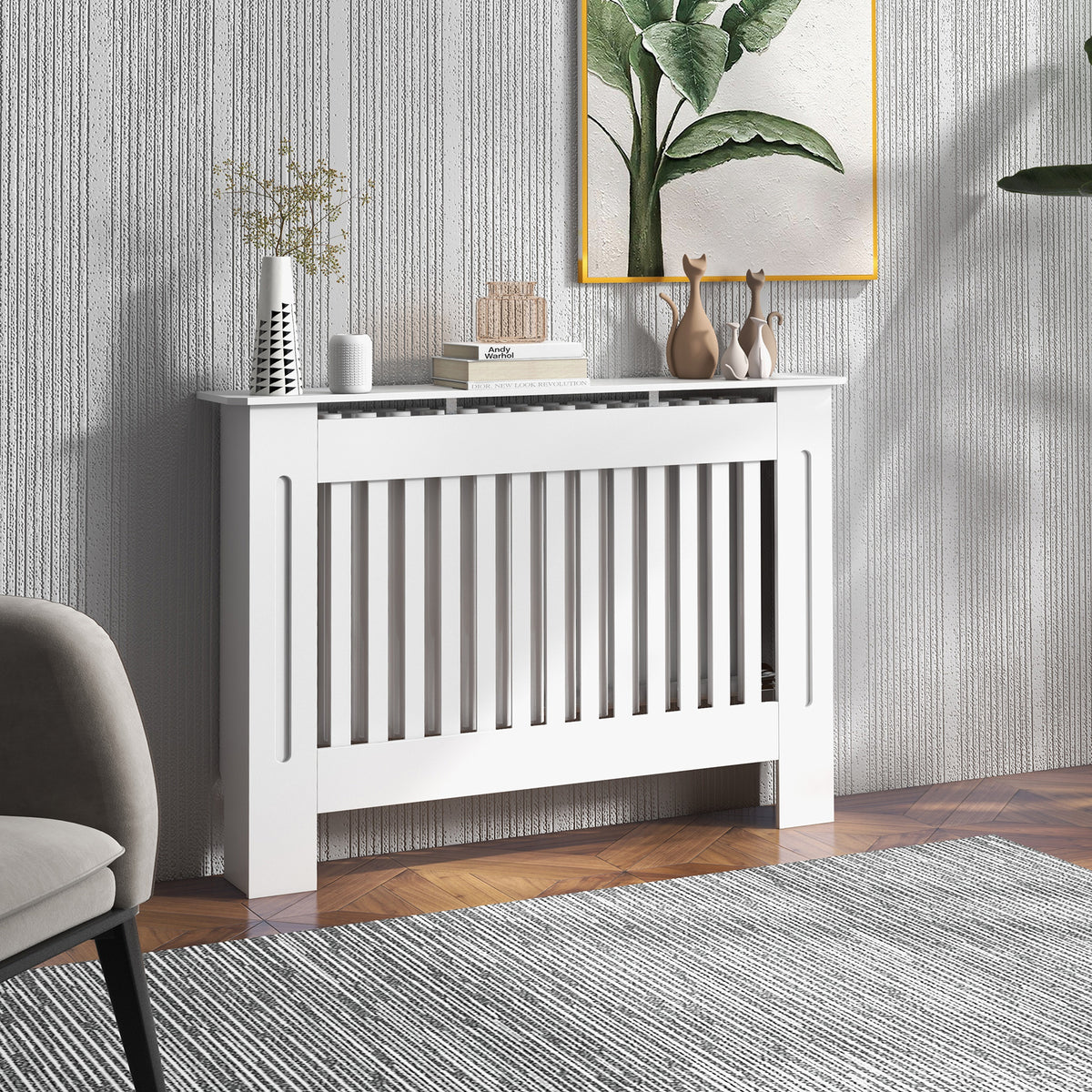 Cache-radiateur MDF design épuré-7