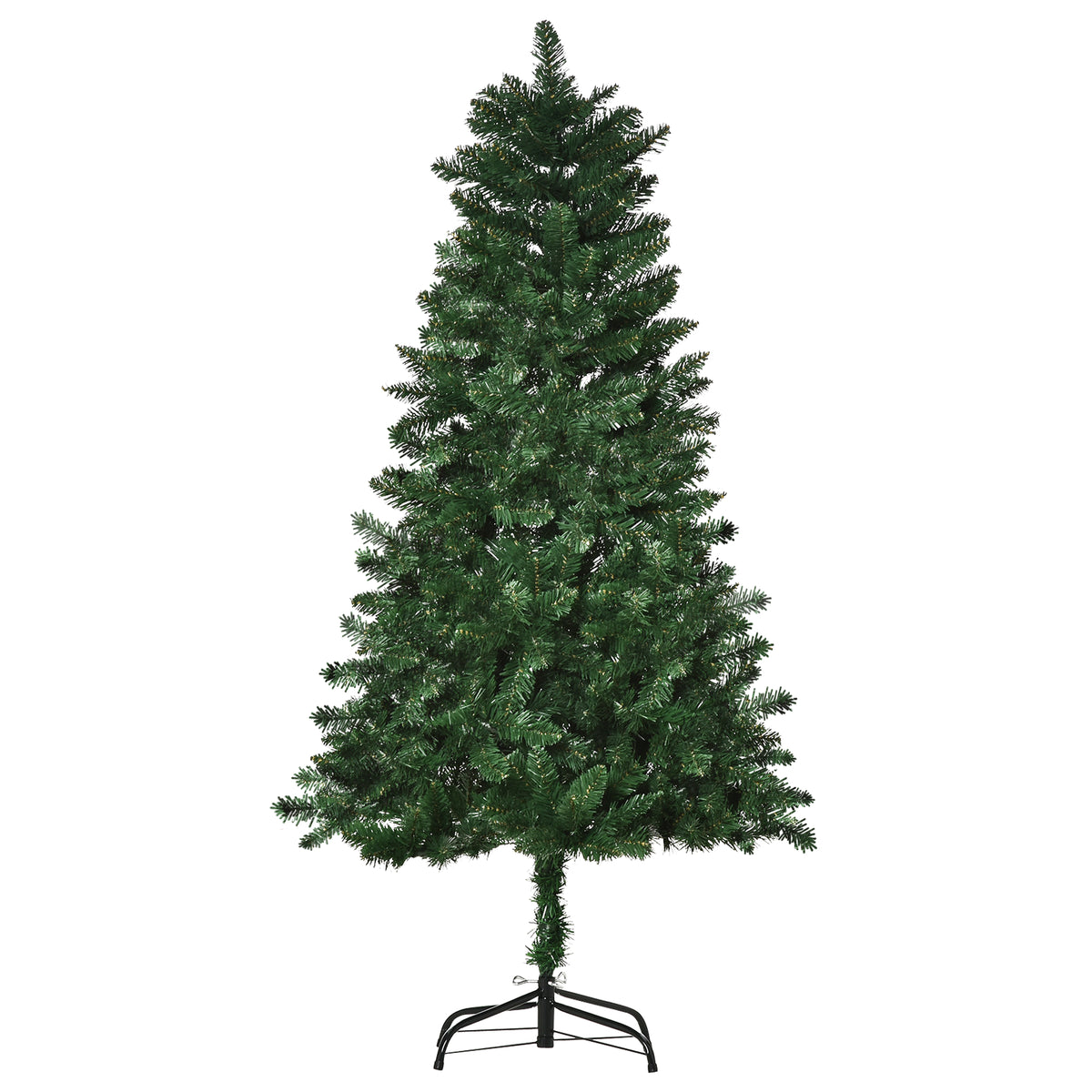 Sapin de Noël Artificiel 150H cm 454 Branches épines Imitation Nordmann Grand réalisme Vert-0