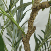 Olivier artificiel 150 cm plante artificielle intérieur, fausse plante décoration pour maison, bureau, salon, chambre-8