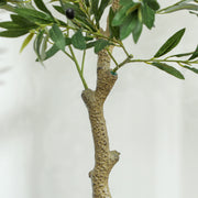 Olivier artificiel 120 cm plante artificielle intérieur, fausse plante décoration pour maison, bureau, salon, chambre-8