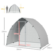 Enclos poulailler multi-usage chenil volière, 5,75 m²-4