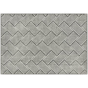 Tapis salon 200 x 140 cm poils courts lavable en machine hypoallergénique pour salon, chambre à coucher, bureau, gris-0