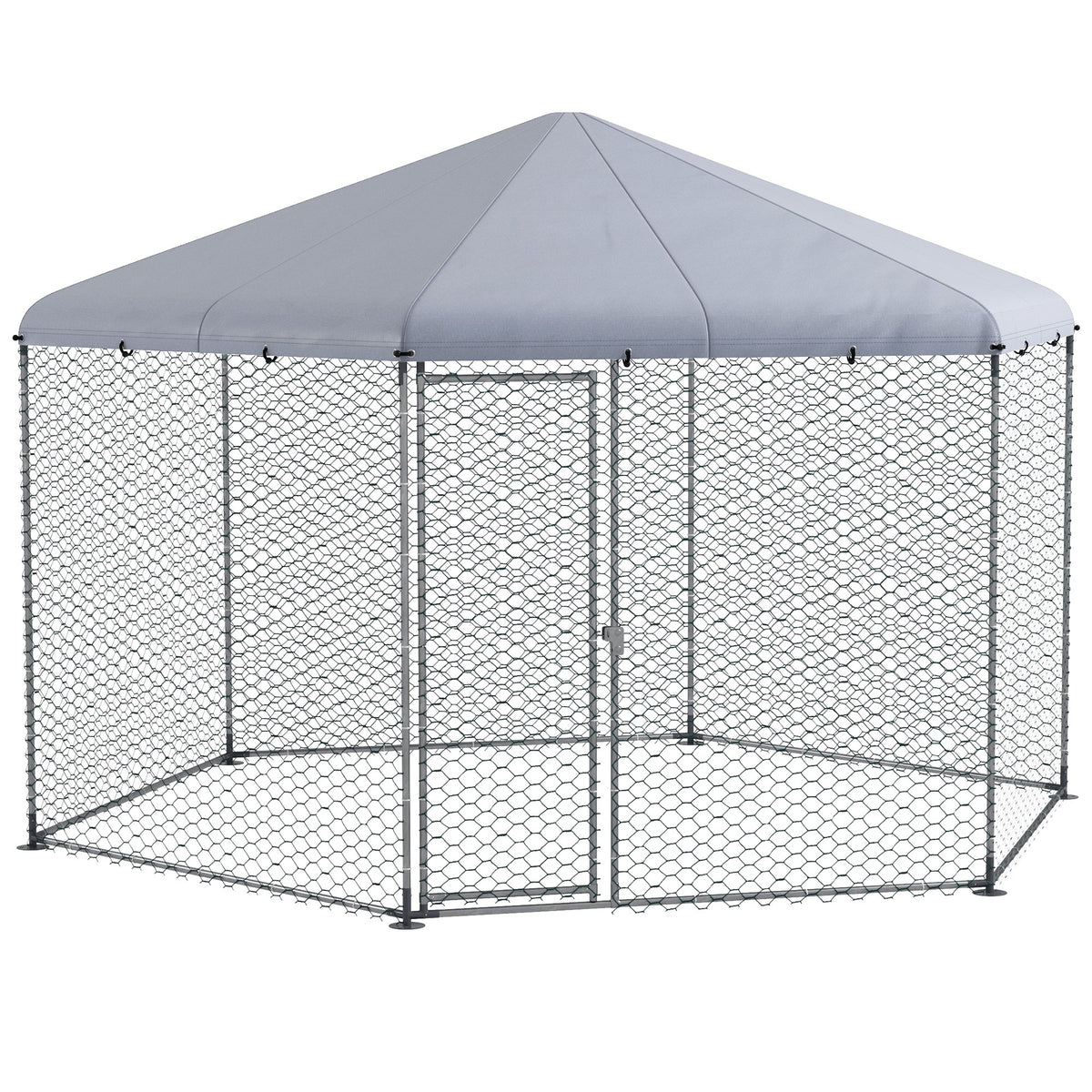 Enclos poulailler couvert, 10 m²-1