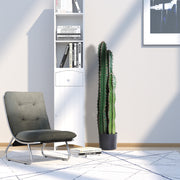 Cactus artificiel grand format 98 cm, coloris vert foncé, épines décoratives, intérieur-5