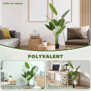 Oiseau de paradis artificiel 160 cm, pot lesté-3