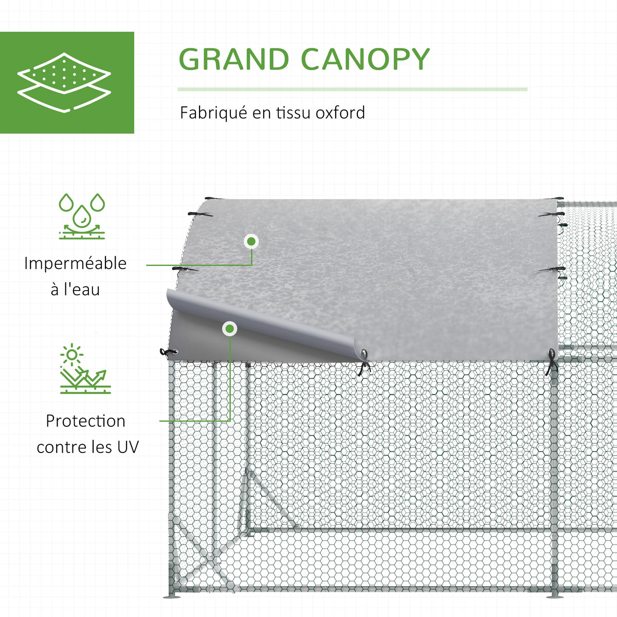 Grand enclos poulailler, 10,64 m²-3