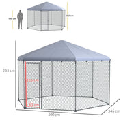Enclos poulailler couvert, 10 m²-2