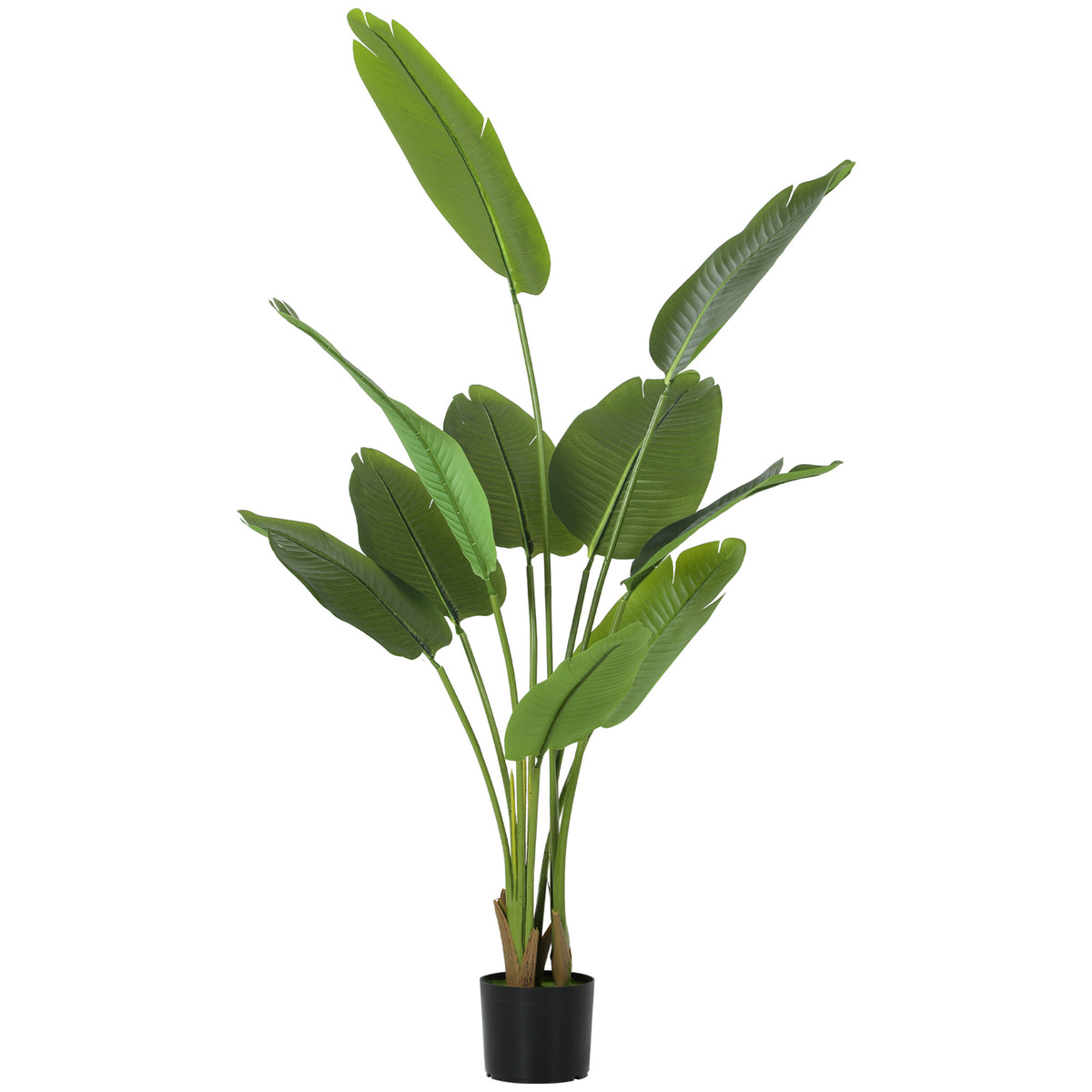 Oiseau de paradis artificiel 160 cm, pot lesté-7