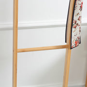 Porte manteau sur pied portant à vêtements, Vestiaire en bois avec 3 tringles et 2 crochets-8