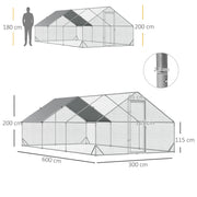 Enclos poulailler chenil volière, 18 m²-5