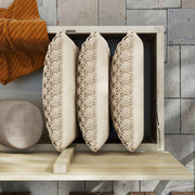 Coffre de rangement jardin en bois 172L avec vérins, pour l'extérieur - 120L x 55l x 45H cm-8