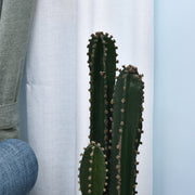 Cactus artificiel grand format 98 cm, coloris vert foncé, épines décoratives, intérieur-3