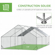 Enclos poulailler chenil volière, 18 m²-3