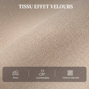 Fauteuil Releveur Électrique, Fauteuil Relax Électrique en Velours avec Dossier Inclinable, Télécommande, Marron-5