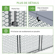 Enclos poulailler couvert, 5 m²-6