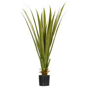 Agave artificiel 90 cm, 16 feuilles, pot ciment-3