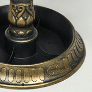 Bain d'oiseaux Abreuvoir, mangeoire pour Oiseaux jardinière 2 en 1 dim. Ø 50 x 72H cm polypropylène Bronze Antique-8