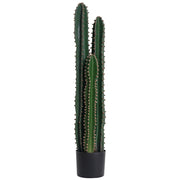 Cactus artificiel grand format 98 cm, coloris vert foncé, épines décoratives, intérieur-0
