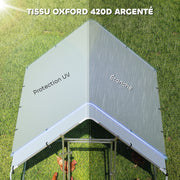 Enclos poulailler extérieur, 4 m²-3