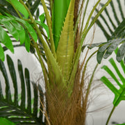 Palmier Artificiel H.1,85 m Arbre Artificiel Tronc Branches Lichen Feuilles Grand réalisme Pot Inclus-6