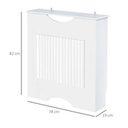 Cache-radiateur à lattes Couvercle de Radiateur en bois Design contemporain pour Salon Salle de Séjour-2