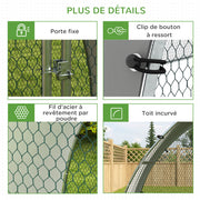 Enclos poulailler multi-usage chenil volière, 5,75 m²-6