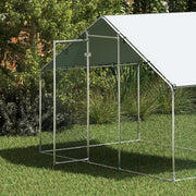 Enclos poulailler en métal, 5,1 m², pour 5 à 8 poules-2