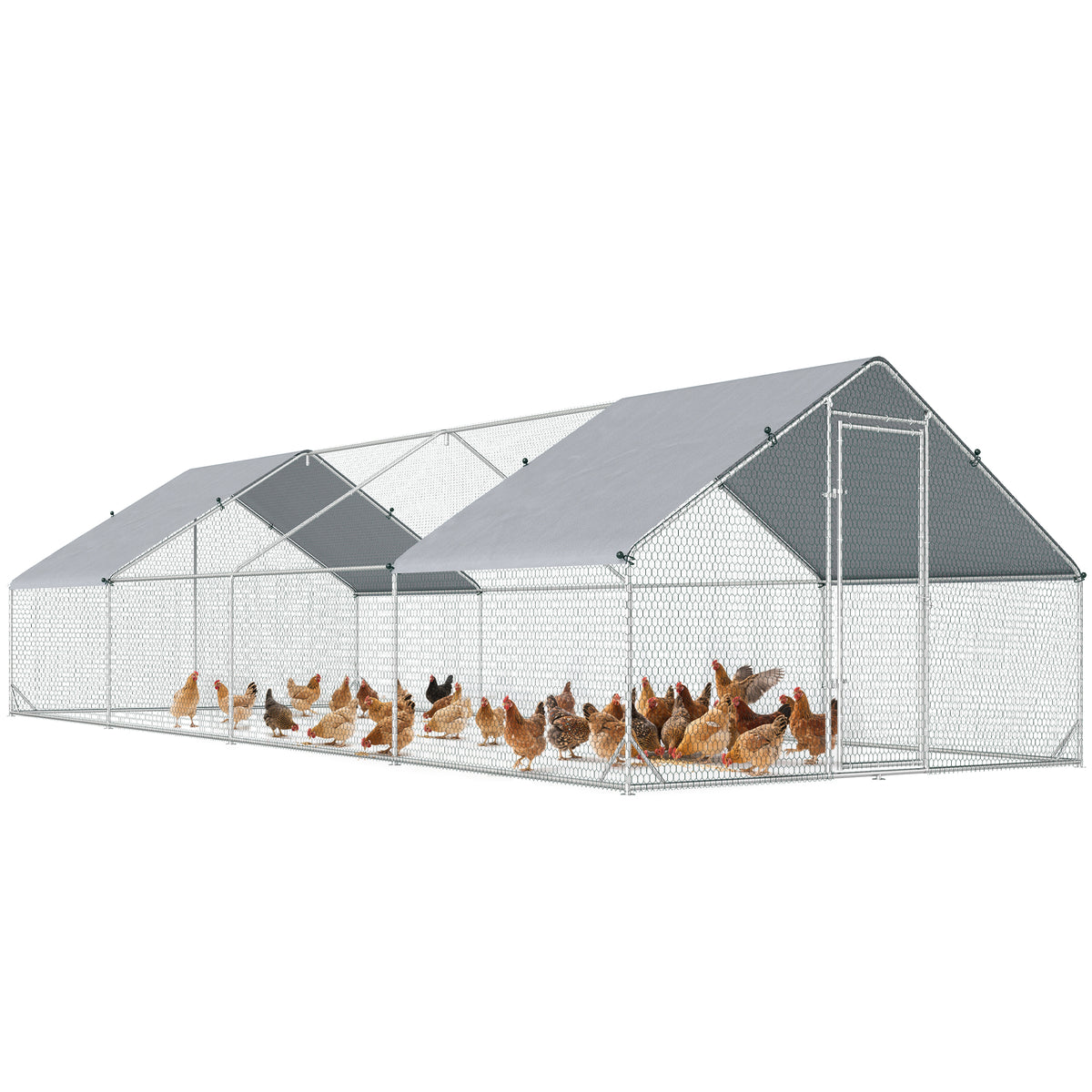 Enclos poulailler chenil volière, 24 m²-8
