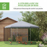 Enclos poulailler couvert, 10 m²-4
