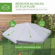 Enclos poulailler couvert, 5 m²-3