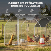 Grand enclos poulailler, 15,96 m²-2