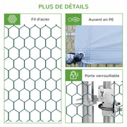 Enclos poulailler chenil volière, 24 m²-2