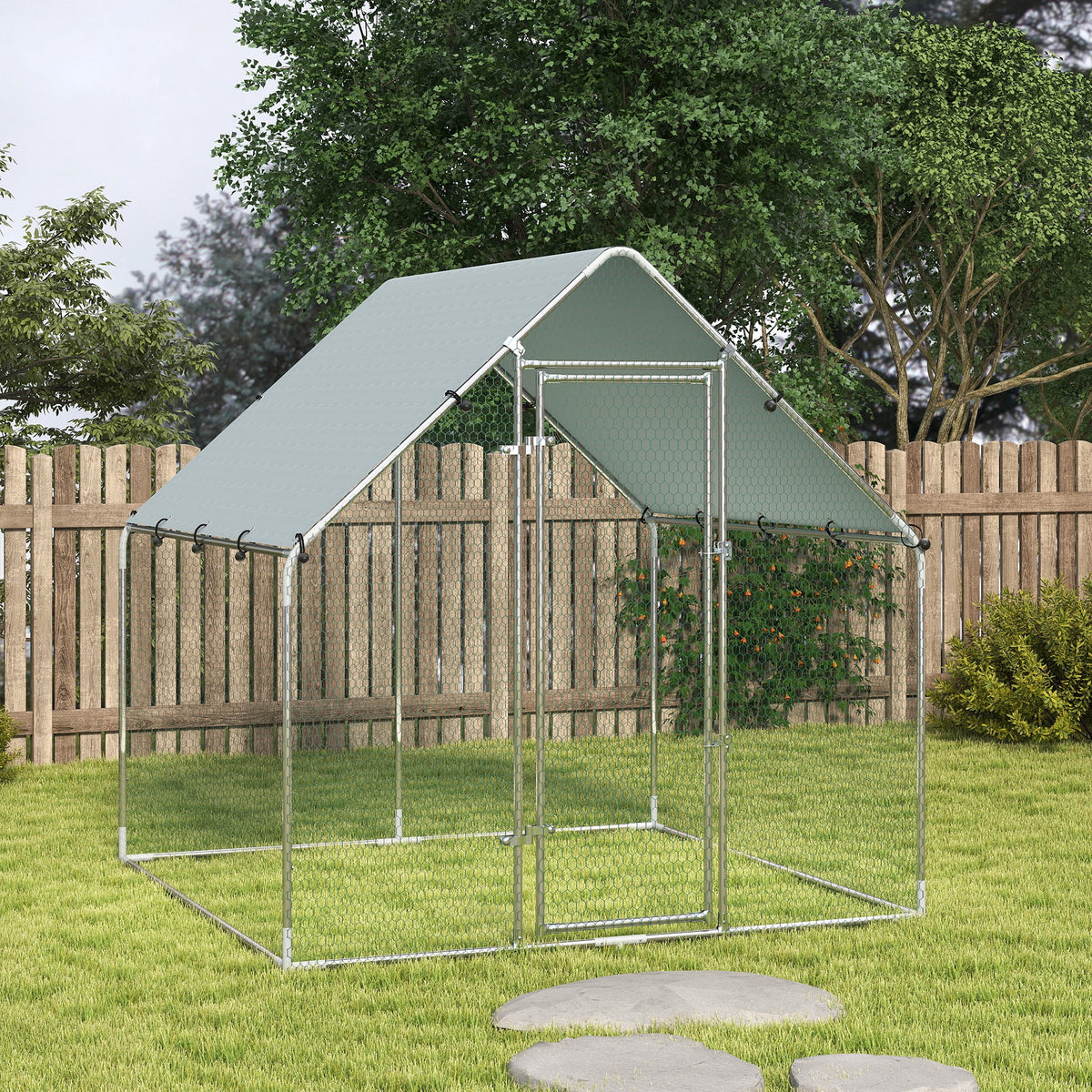 Enclos poulailler extérieur, 4 m²-4